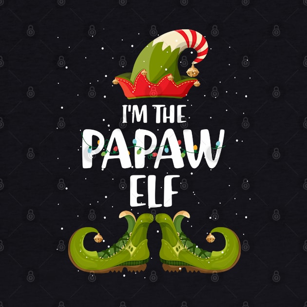Im The Papaw Elf Shirt Matching Christmas Family Gift by intelus